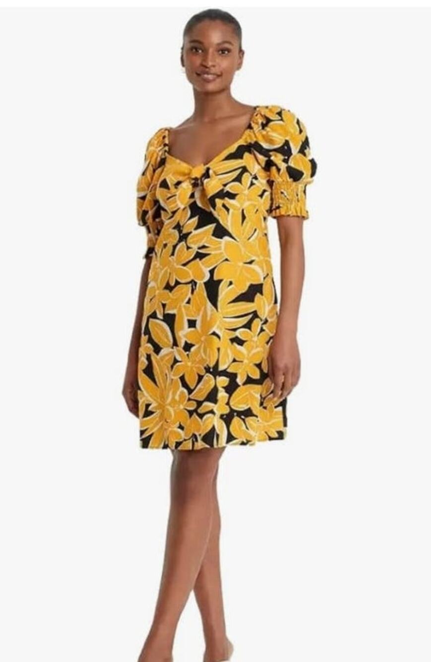 Who What Wear Puff Sleeve Dress Size M